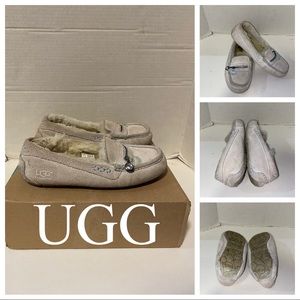 Ansley Charm UGG Moccasin Slippers Sz 7